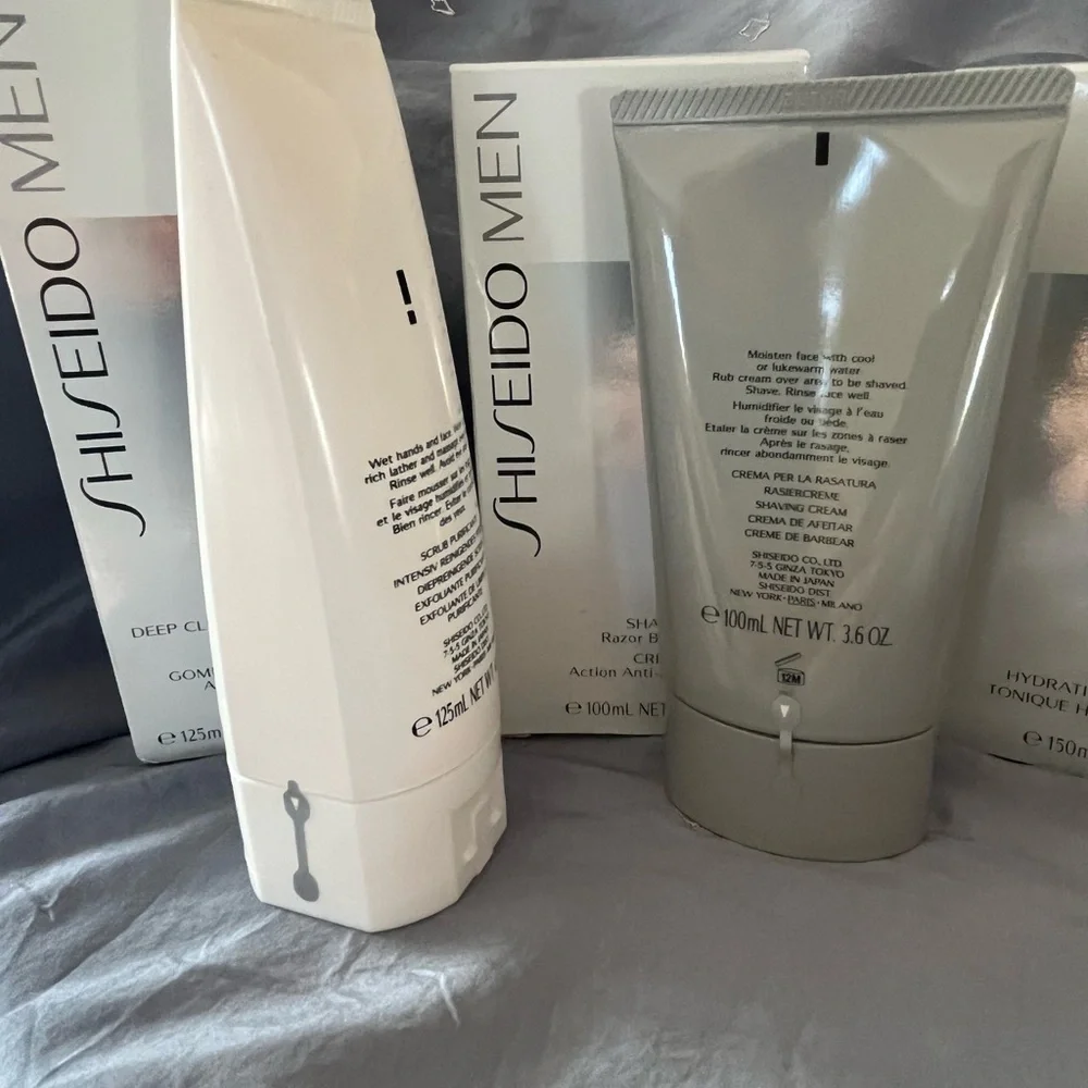 SHISEIDO Men Skincare - (4) items New - lids SEALED with  boxes - Picture 5 of 9